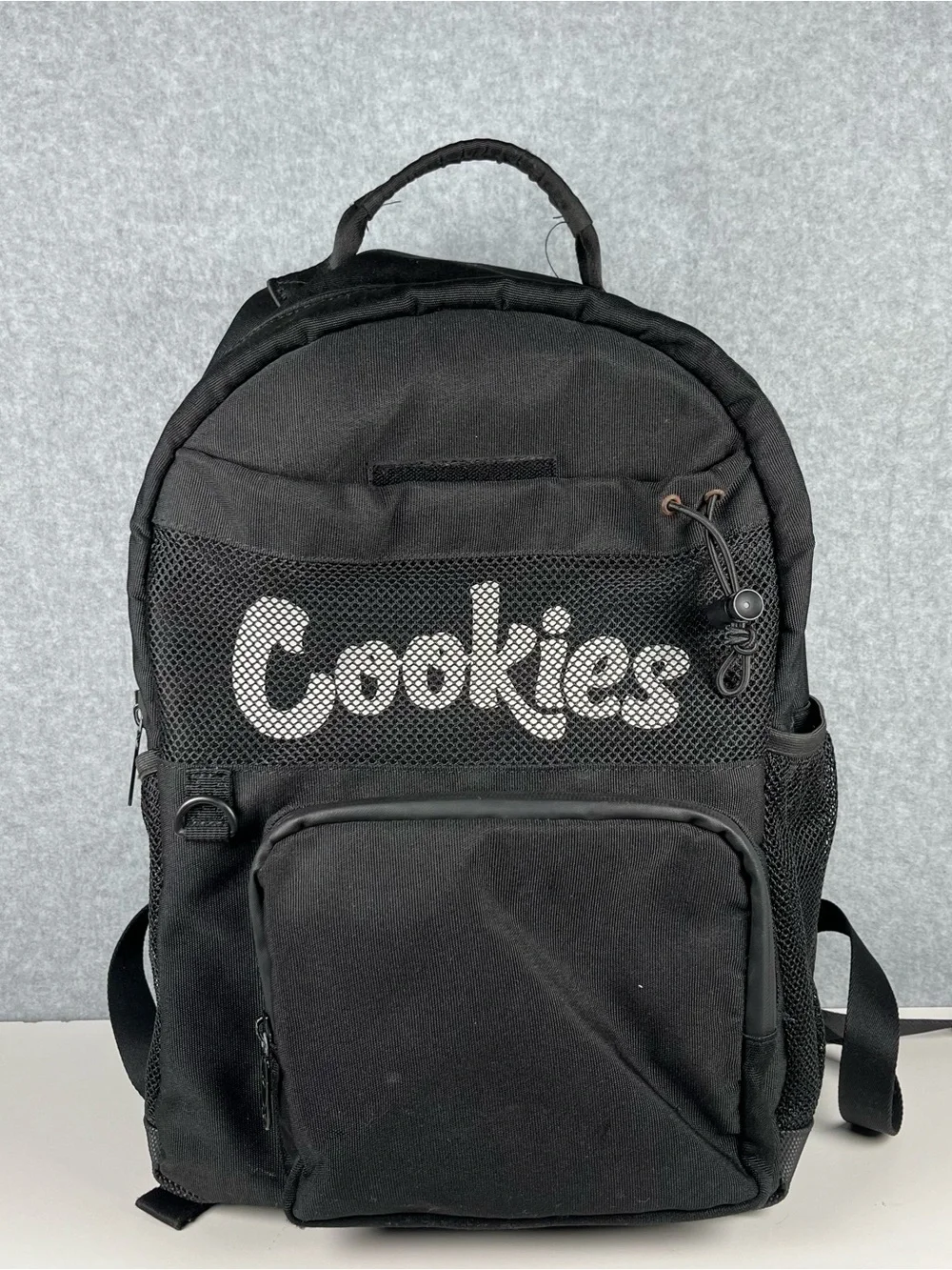 Cookies Black Mesh Logo Backpack